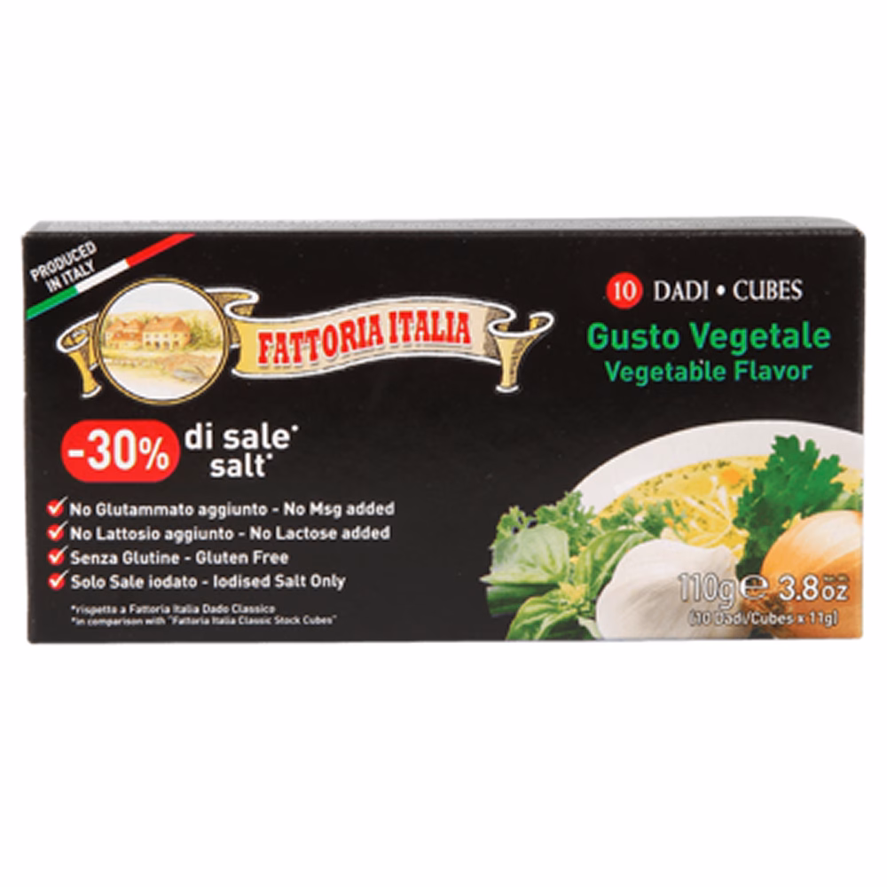 Fattoria Italia - Bouillonblokjes met Groenten 110 gr