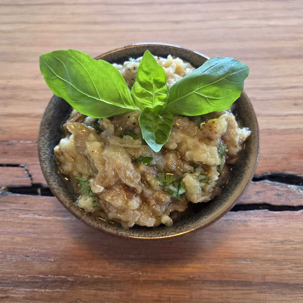 recept dip van aubergine