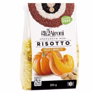 Gli Aironi - Risotto met Pompoen en Amaretti / Zucca e Amaretti