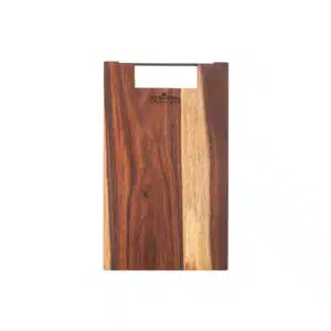 Pure Rose Wood Serveerplank recht met Metalen Handvat 39cm kopen bij ComVino