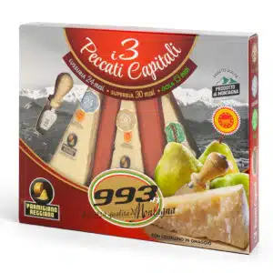 Cadeauverpakking met 13-24-30mnd + Mes Parmigiano reggiano kopen bij comvino