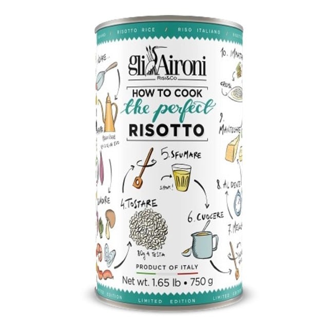 Carnaroli Rijst, The Perfect Risotto in Metalen Blik 750 g